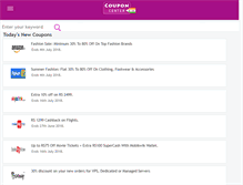 Tablet Screenshot of couponcenter.in